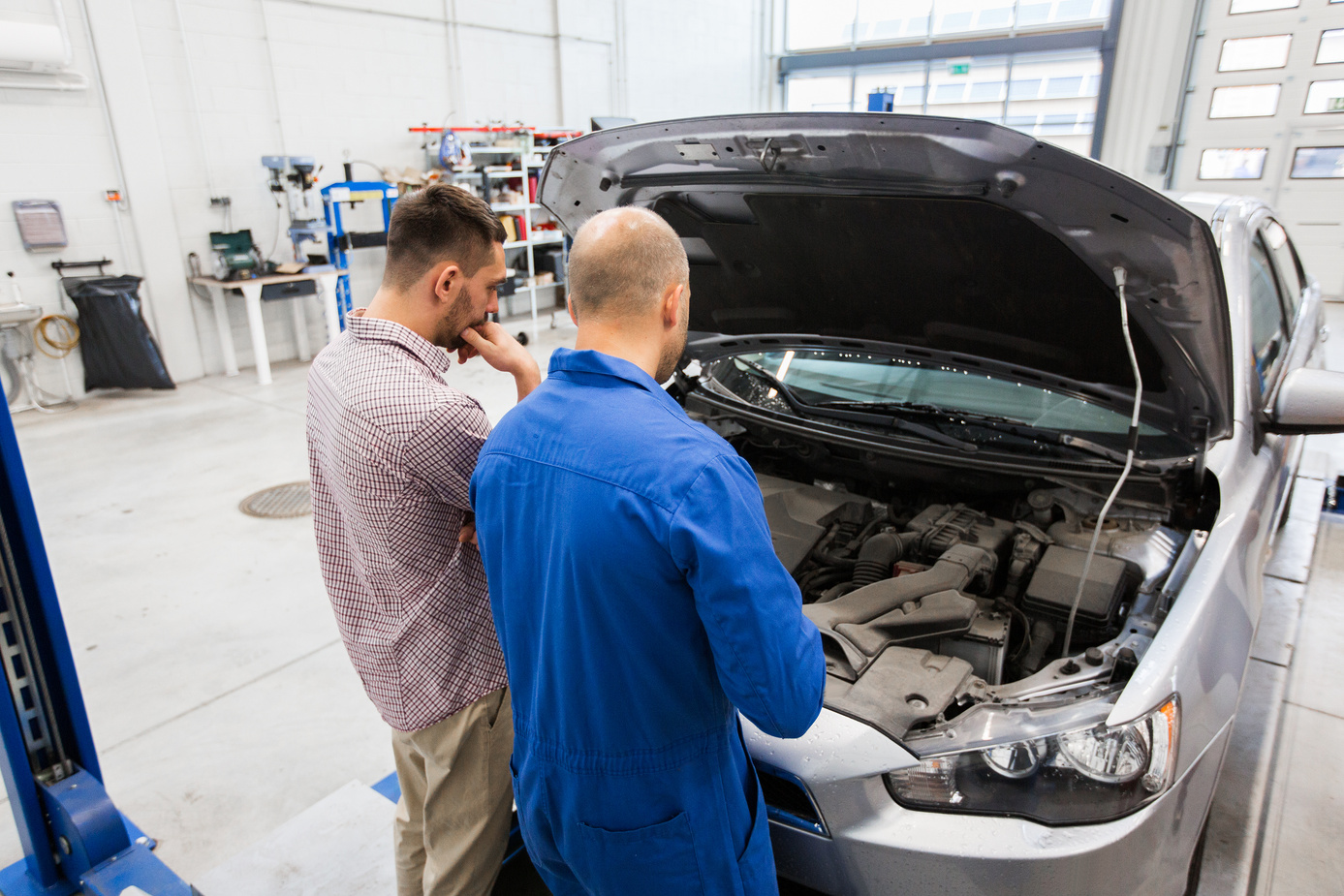 Mechanic at Workshop